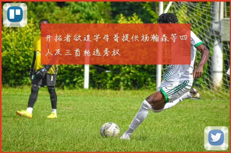 开拓者欲追字母哥提供杨瀚森等四人及三首轮选秀权